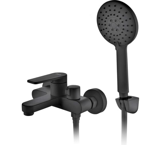 Изображение товара Смеситель для ванны с душем D&K Bayern.Furth короткий излив, черный DA1523205