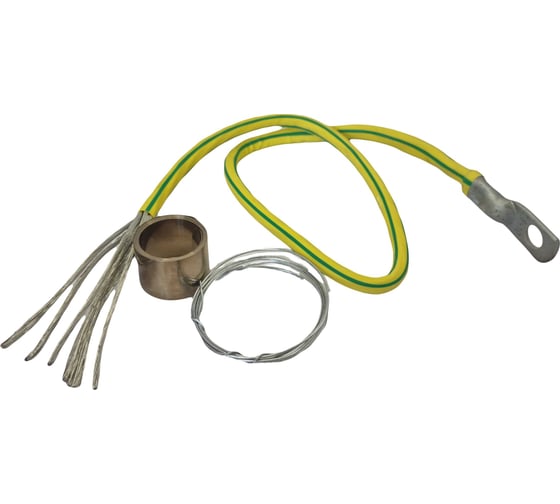 Изображение товара Непаянный комплект заземления ГРИНЭНЕРГО НКЗ (25-50) L=500мм круглый ge-nkz-025-050-500