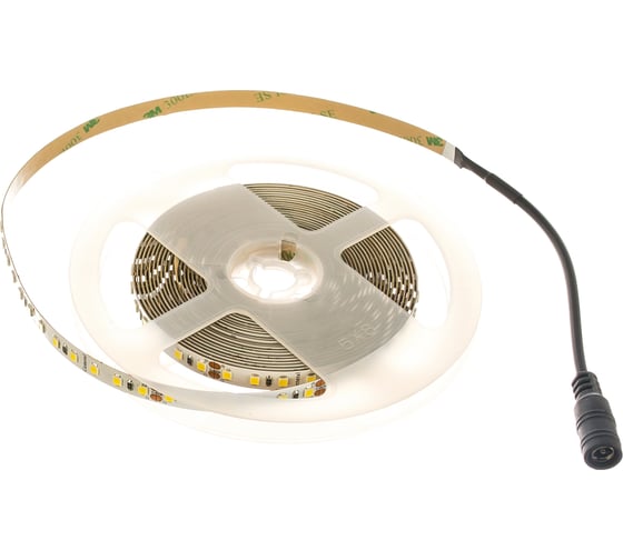 Изображение товара Светодиодная лента General Lighting Systems GLS-2835-120-9.6-24-IP20-PRM-6, 5 метров, 9,6Вт/м, 24В, SMD2835, 8мм, IP20, 6500К - холодный белый 502140