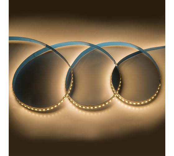 Изображение товара Лента светодиодная General Lighting Systems GLS-2835-180-14.4-12-IP20-4 5метров 2880Лм/м 14,4Вт/м 180диод/м 4500К нейтрально-белый 12В IP20 501240