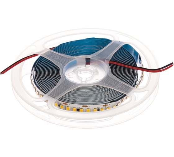 Изображение товара Лента светодиодная General Lighting Systems GLS-2835-180-14.4-12-IP20-3, 5 метров, 14,4Вт/м, 12В, SMD2835, 10мм, 180 диодов/м, 16Лм/м, IP20, 3000К - теплый белый, 501040