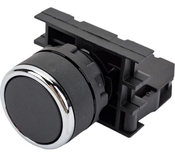 Изображение товара Нажимная кнопка Emas серия B, круглая, чёрная, 1НО, 250 В AC, 4 А, B100DH