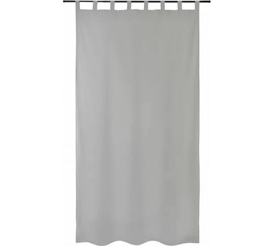 Изображение товара Двойная штора из хлопка Tkano Essential базовая, серый, 150x290 см TK23-CUR0005