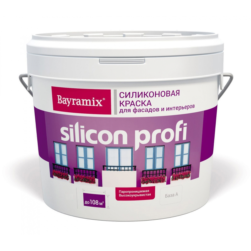 фото Вододисперсионная краска bayramix silicon profi 1.3 кг / 0.9 л bsp-013/009