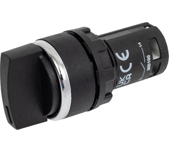 Изображение товара Моноблочный переключатель Emas 22 мм, IP 40, 1НО, с фиксацией, 240 В, 0,3 А. MB100S20