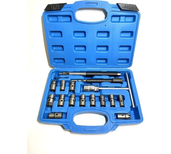 Изображение товара Набор для ремонта посадочных мест дизельных форсунок МаякАвто 17 предметов 1/5_ 3046вт