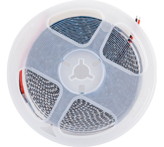 Изображение товара Светодиодная лента General Lighting Systems  GLS-2835-240-19.2-12-IP20-6, 5 метров, 19,2Вт/м, 12В, 10мм, 16Лм/чип, IP20, 6500К - холодный белый 501450