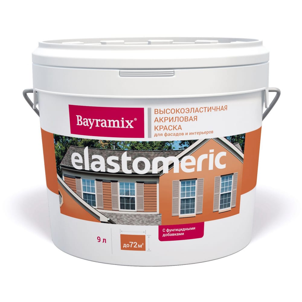 Эластичная краска Bayramix краска для медицинских учреждений и пищевых производств elastomeric systems
