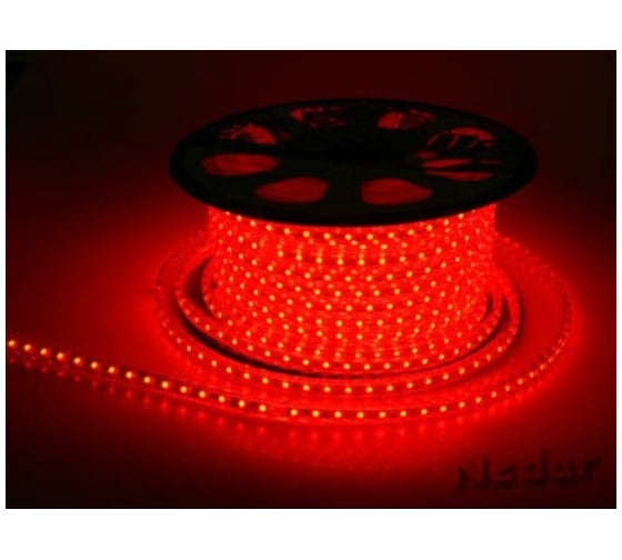 Изображение товара Лента светодиодная General Lighting Systems GLS-2835-60-6-220-IP67-R, 50 метров, 6Вт/м, 220В, SMD2835, 6мм, 60диодов/м, 7Лм/чип, IP67, красный 504215