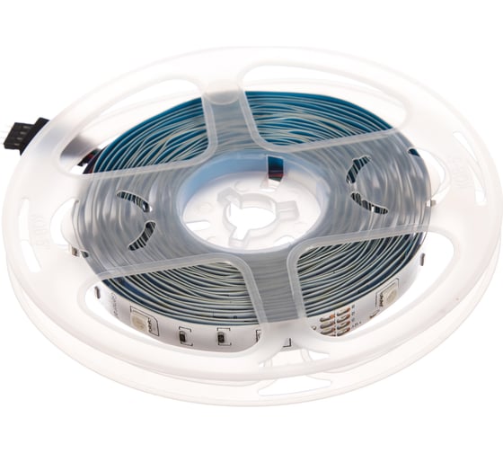 Изображение товара Лента светодиодная General Lighting Systems GLS-5050-30-7.2-12-IP20-RGB, 5 метров, 7,2Вт/м, 12В, SMD5050, 10мм, 30 диодов/м, 12 Лм/чип, IP20, красный/зеленый/синий 5036