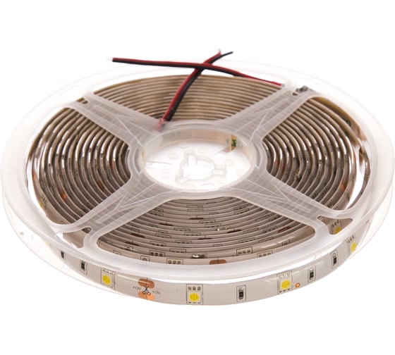 Изображение товара Лента светодиодная General Lighting Systems GLS-5050-30-7.2-12-IP65-4, 5 метров, 7,2Вт/м, 12В, SMD5050, 10мм, 30 диодов/м, 12 Лм/чип, IP65, 4500К - нейтральный белый 5019
