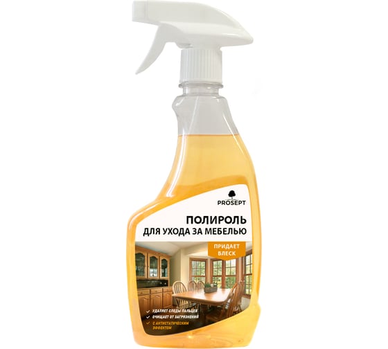 Изображение товара Средство для ухода за мебелью (полироль) PROSEPT Universal Polish готовый состав 0,5 л 304-05
