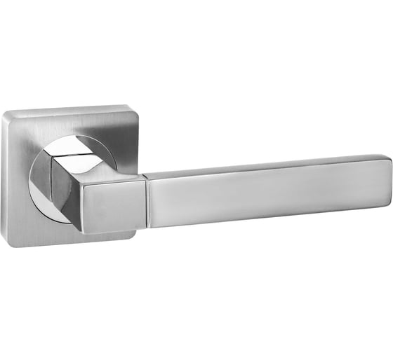 Изображение товара Ручка дверная PUERTO никель матовый/хром блестящий B2B 521-02 SN/CP