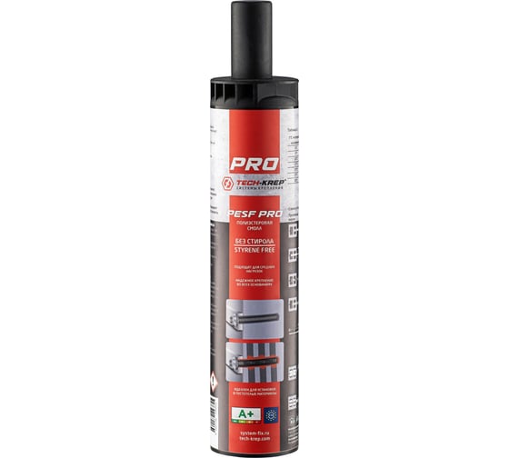 Изображение товара Химический анкер Tech-Krep PRO PESF PRO 300 мл + насадка 155887