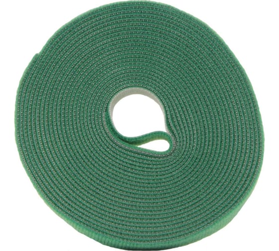 Изображение товара Лента-липучка многоразовая Retic 14,5 мм 5 м, зелёная WASN-14.5x5-GN