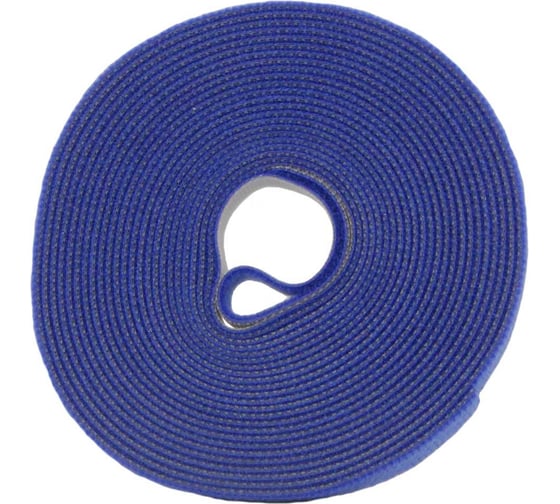 Изображение товара Лента-липучка многоразовая Retic 14,5 мм 5 м, синяя WASN-14.5x5-BL