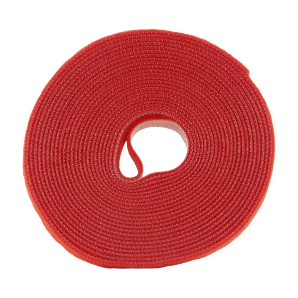 Изображение товара Лента-липучка многоразовая TWIST 14,5 мм 5 м красная WASN