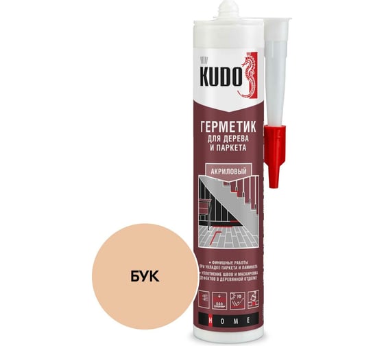 Изображение товара Герметик для паркета KUDO бук 280 мл KSK-314