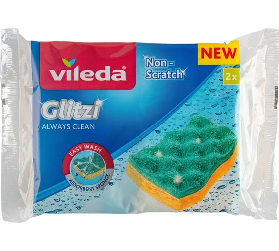 Изображение товара Губка Vileda Глитци Олвейз Клин 2 шт 168527/2
