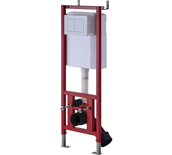 Изображение товара Инсталляция рамная скрытого монтажа DQ с белой клавишей 4001651160мм DI8640116