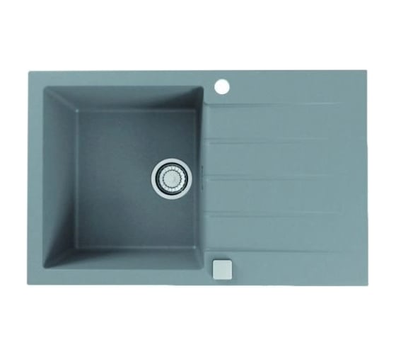 Изображение товара Мойка ALVEUS GRANITAL CADIT 20 CONCRETE - G81 790х500 1X в комплекте с сифоном 1132823 1132025