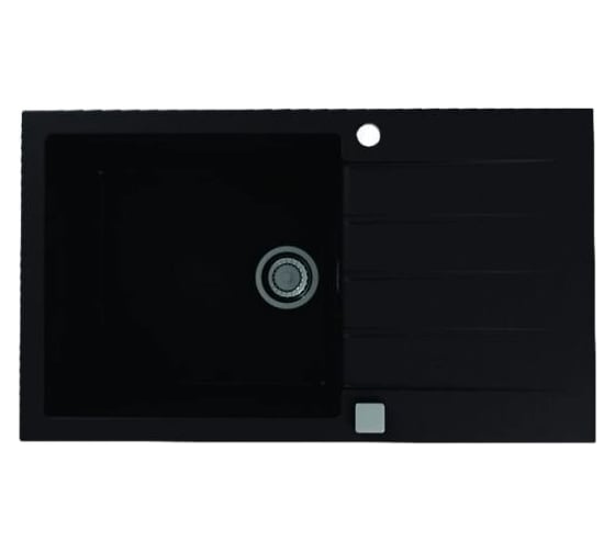 Изображение товара Мойка ALVEUS GRANITAL CADIT 40 CARBON - G91 860х500 1X в комплекте с сифоном 1132823 1132031