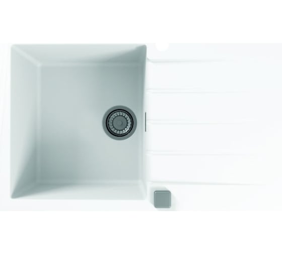 Изображение товара Мойка ALVEUS GRANITAL CADIT 20 ARCTIC-G11 790х500 1X в комплекте с сифоном 1132823 1132022