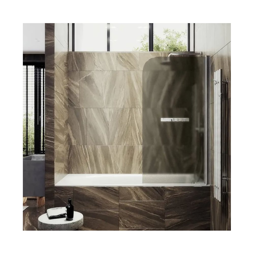 Изображение товара Поворотная шторка на монопетле MaybahGlass 1400x700 мм бронза матовая