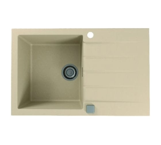 Изображение товара Мойка ALVEUS GRANITAL CADIT 20 TERRA - G22 790x500 1x в комплекте с сифоном 1132823 1132023