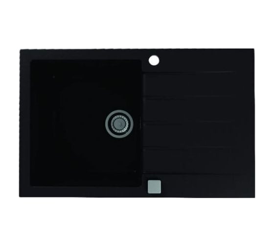 Изображение товара Мойка ALVEUS GRANITAL CADIT 20 CARBON - G91 790х500, 1X в комплекте с сифоном 1132823 1132026