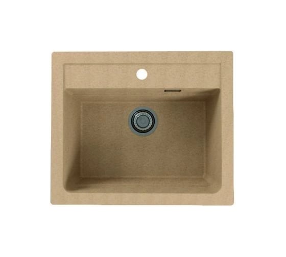 Изображение товара Мойка ALVEUS GRANITAL ATROx 30 BEIGE - G55 590x500 1x в комплекте с сифоном 1132823 1131994