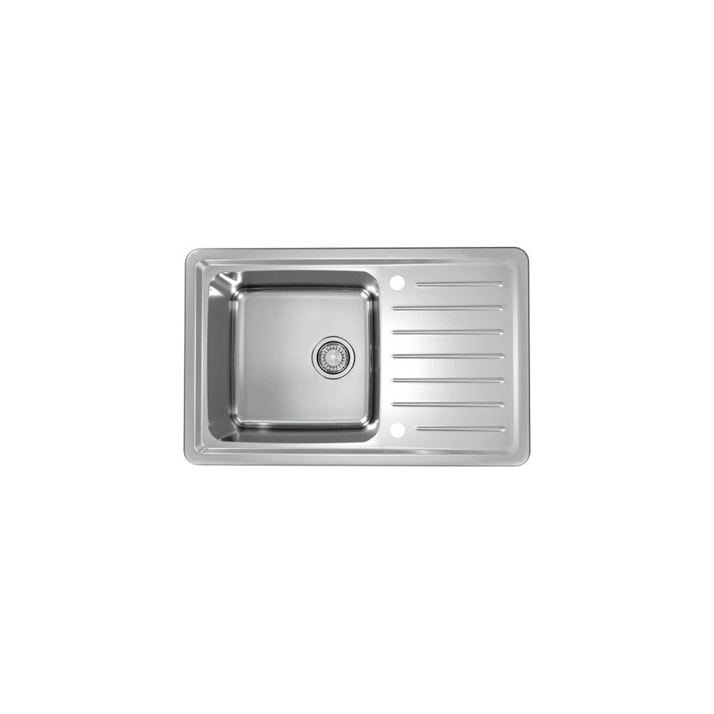 Мойка ALVEUS GALEO 20 SAT 90 FI 790х500 в комплекте с сифоном 1127251 1128553
