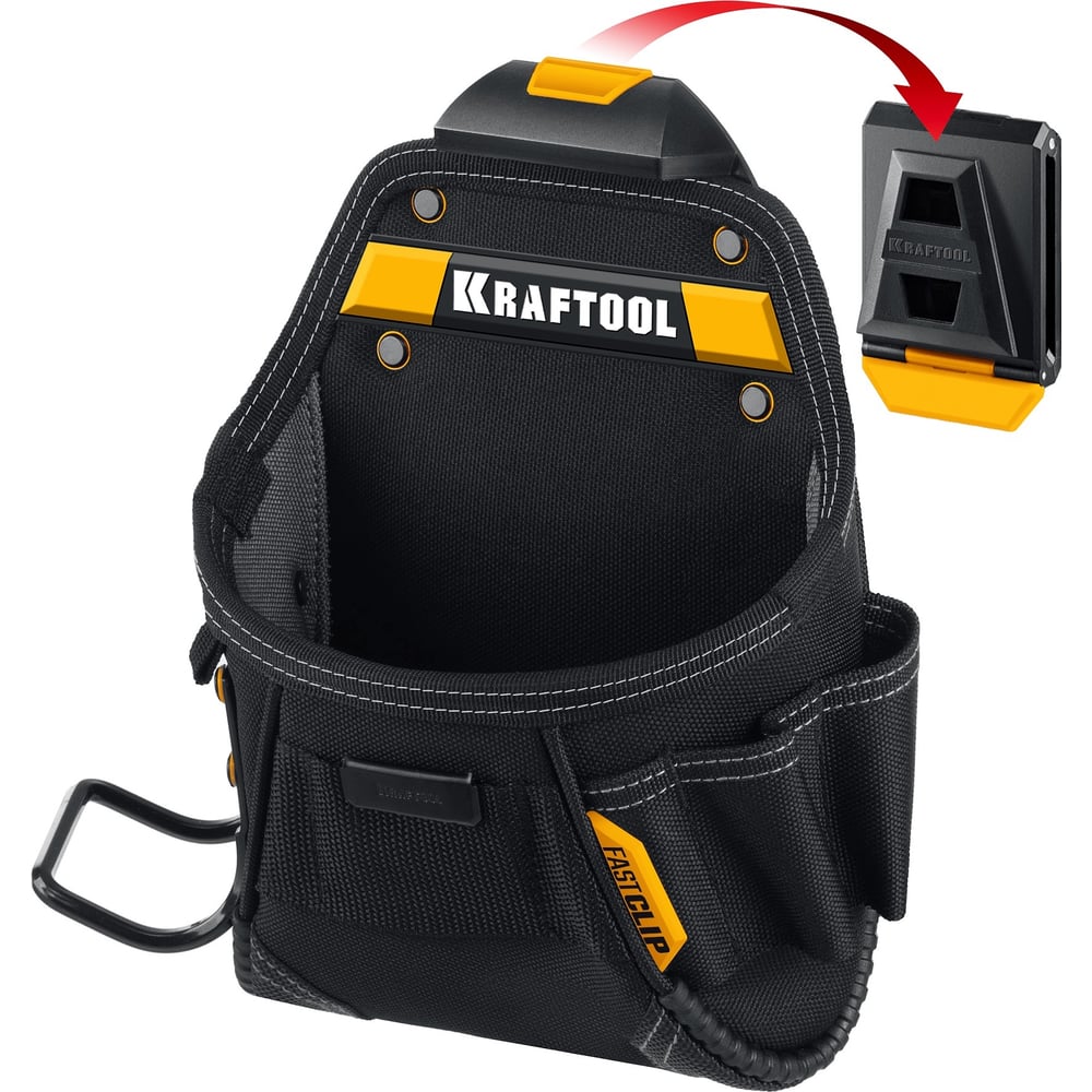   Все инструменты Поясная сумка KRAFTOOL FastClip 38775