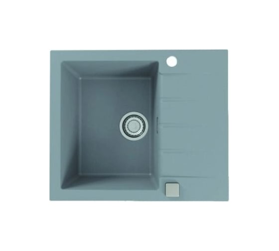 Изображение товара Мойка ALVEUS GRANITAL CADIT 10 CONCRETE-G81 590х500, 1X в комплекте с сифоном 1132823 1132020