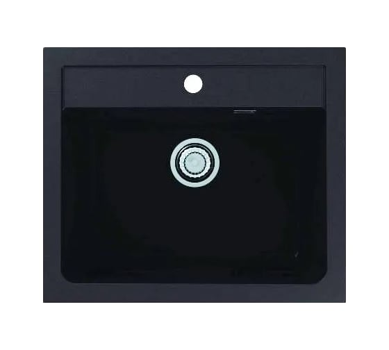 Изображение товара Мойка ALVEUS GRANITAL ATROx 30 CARBON - G91 590x500 1x в комплекте с сифоном 1132823 1131996