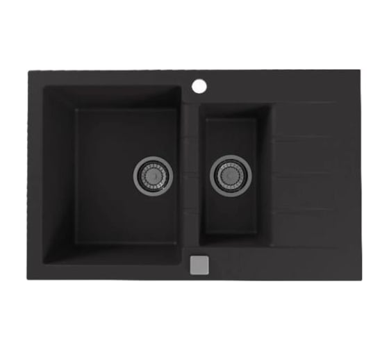 Изображение товара Мойка ALVEUS GRANITAL CADIT 70 CARBON - G91 790x500 в компл с 1132822 1131361