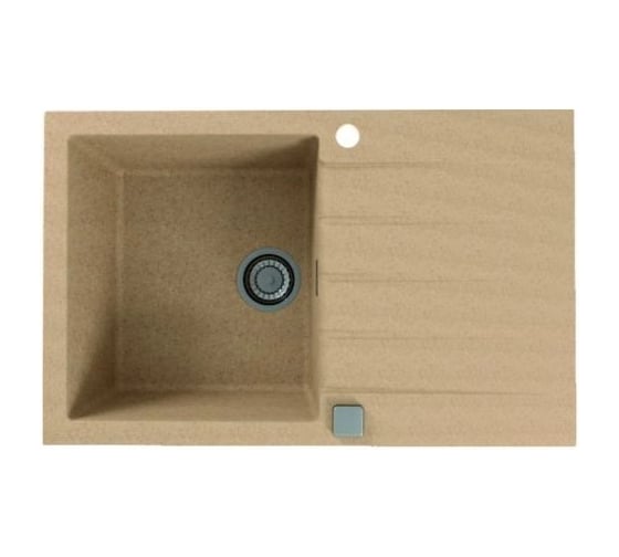 Изображение товара Мойка ALVEUS GRANITAL CADIT 20 BEIGE - G55 790х500 1X в комплекте с сифоном 1132823 1132024