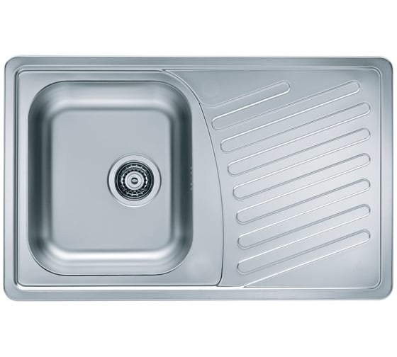 Изображение товара Мойка ALVEUS ELEGANT 30 SAT 90 FI 810x510 в комплекте с сифоном 1130551 1126348