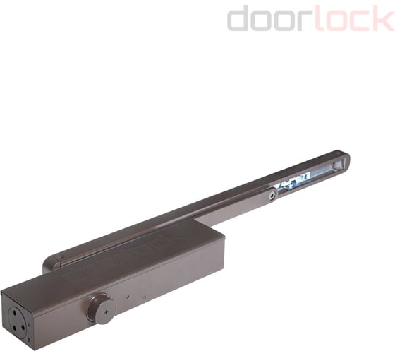 Изображение товара Доводчик Doorlock DL300S/N BC HO EN3-5 со скользящей тягой коричневый 75576