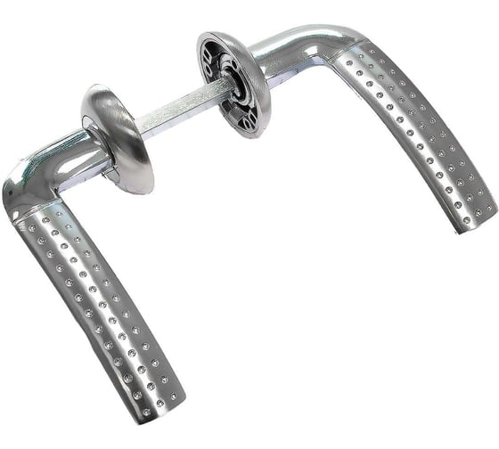 Изображение товара Ручка Doorlock DL Loft A19R CP/SN полированный хром/матовый никель, толщина двери 60-85 мм, шток 130мм 73238