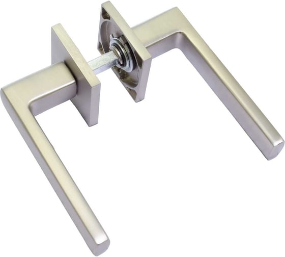 Изображение товара Ручка Doorlock DL Stone A43S Slim MBSN матовый никель, квадратная розетка, толщина двери 35-55 мм 73246