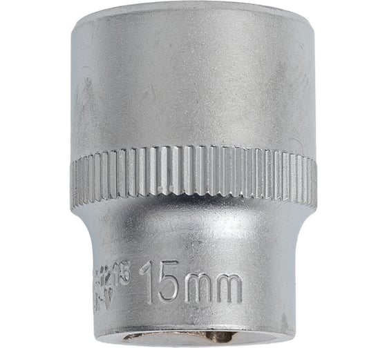 Изображение товара Головка торцевая 12-гранная S12S1215 15 мм, 3/8"DR THORVIK 054276