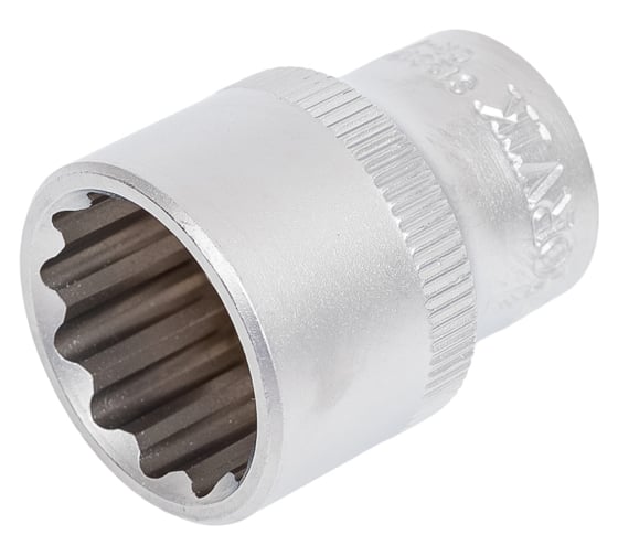Изображение товара Головка торцевая 12-гранная S12S1217 17 мм, 3/8"DR THORVIK 054278