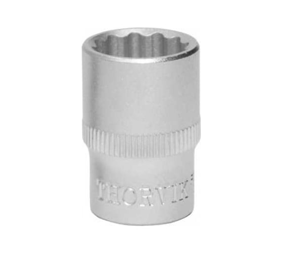 Изображение товара Головка торцевая 12-гранная S12S1223 23 мм, 3/8"DR THORVIK 054284