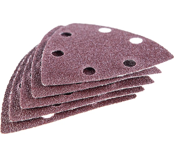 Изображение товара Набор шлифлистов Flex MF-AC 001 (5 шт; P 60; 80 мм) HAMMER 54490 220-001