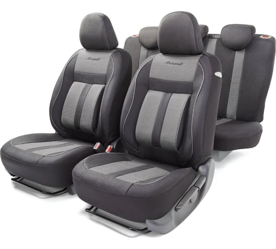 Изображение товара Авточехлы AUTOPROFI CUSHION COMFORT CUS-1505 BK/GY