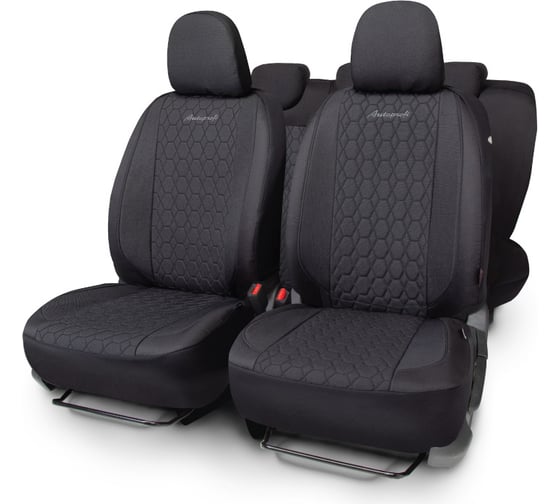 Изображение товара Авточехлы AUTOPROFI VERONA VER-1505 BK/BK