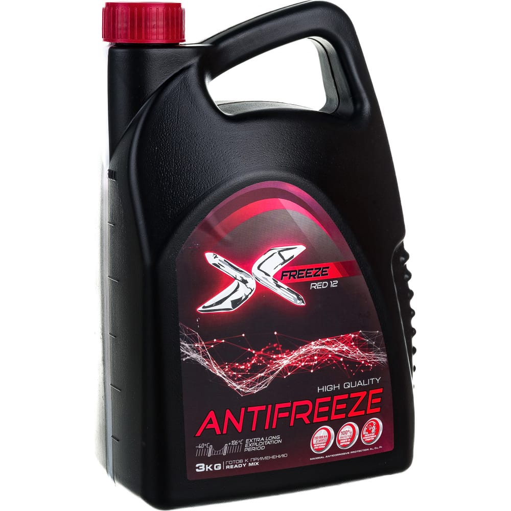 Антифриз X-Freeze антифриз sintec lux красный g12 концентрат 220 кг