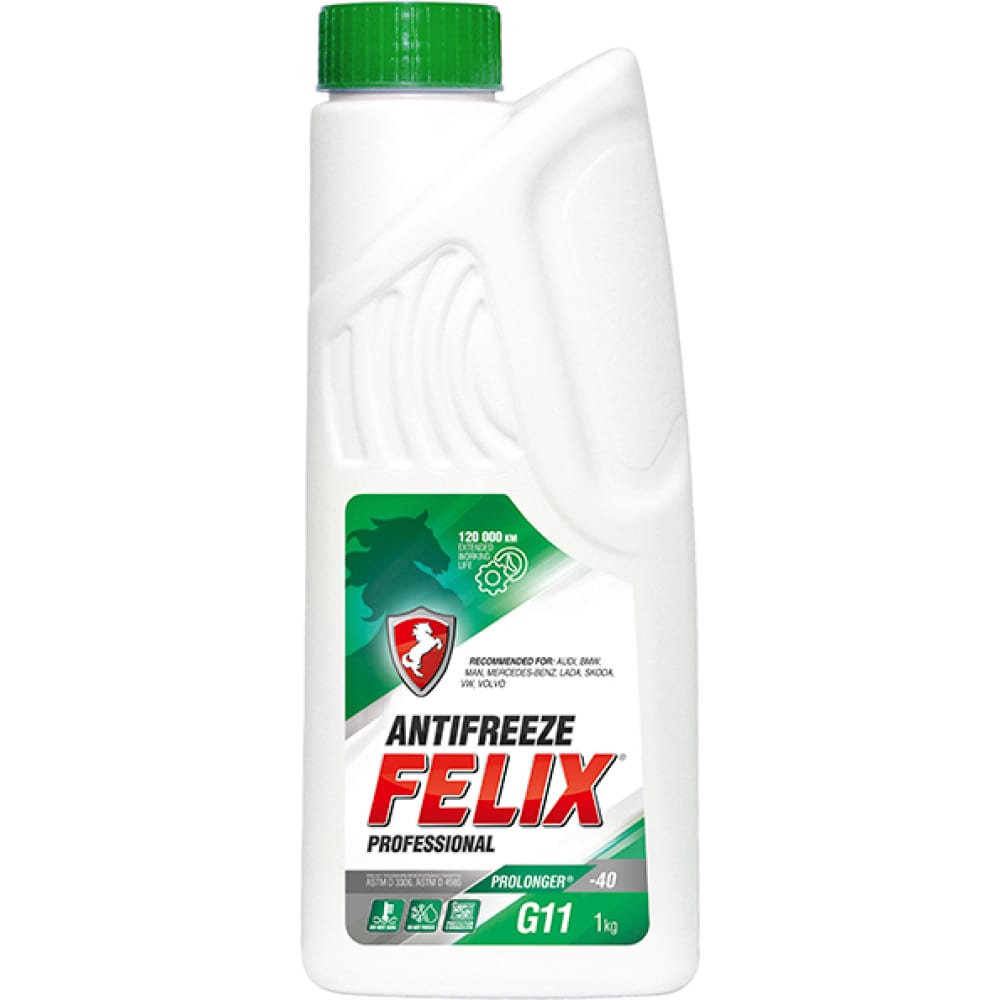 фото Антифриз felix prolonger-40 g-11, 1 кг, зеленый 430206030