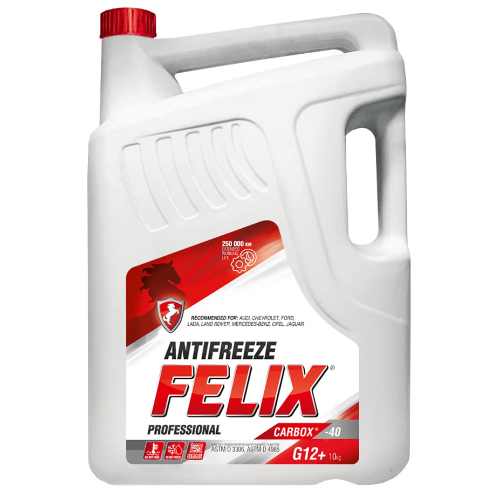 фото Антифриз felix carbox-40 g-12, 10 кг, красный 430206020